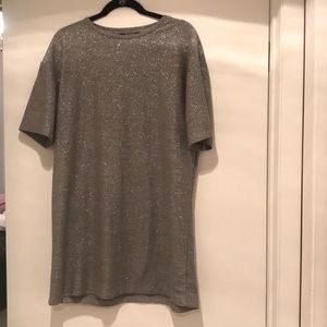 Zara sparkly tshirt dress